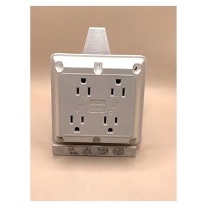 Leviton 1254-W Quadplex Receptacle 15A 125V White